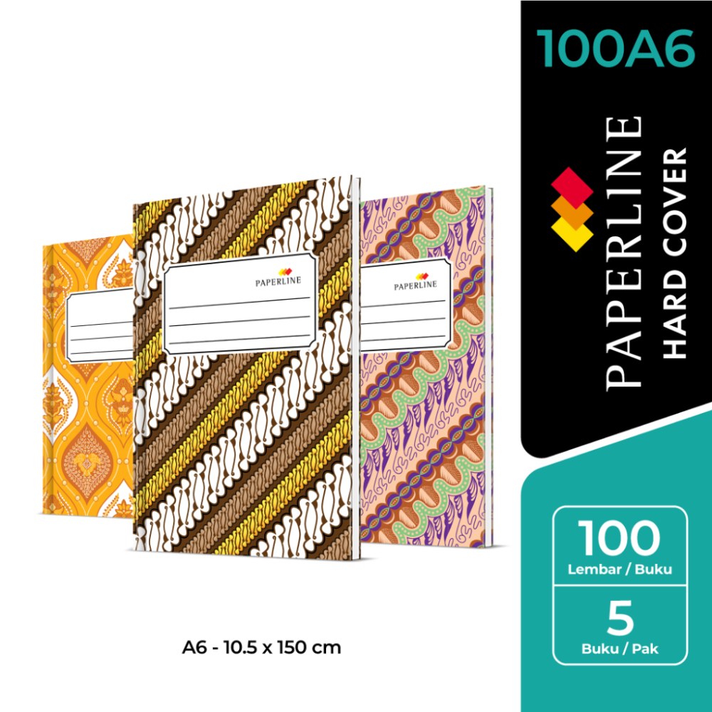 Paperline Buku Hardcover A6 100