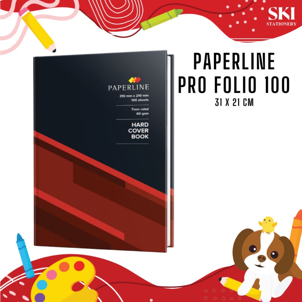 Paperline Buku Hardcover Folio 100 Pro