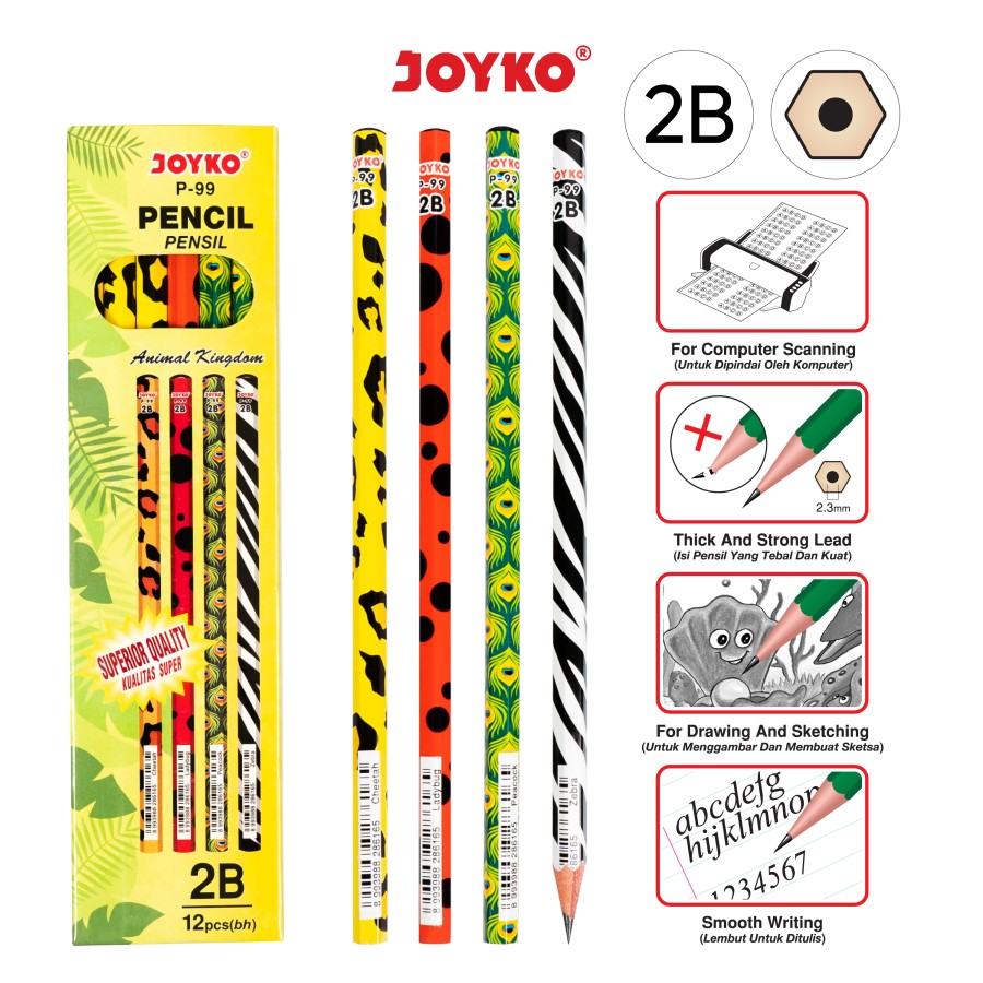 JOYKO P-99 PENSIL 2B/LSN
