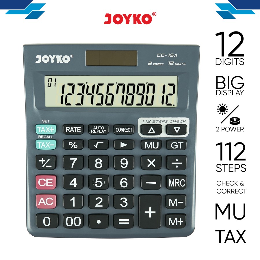 JOYKO ELECTRONIC CALCULATOR CC-15A /AG25