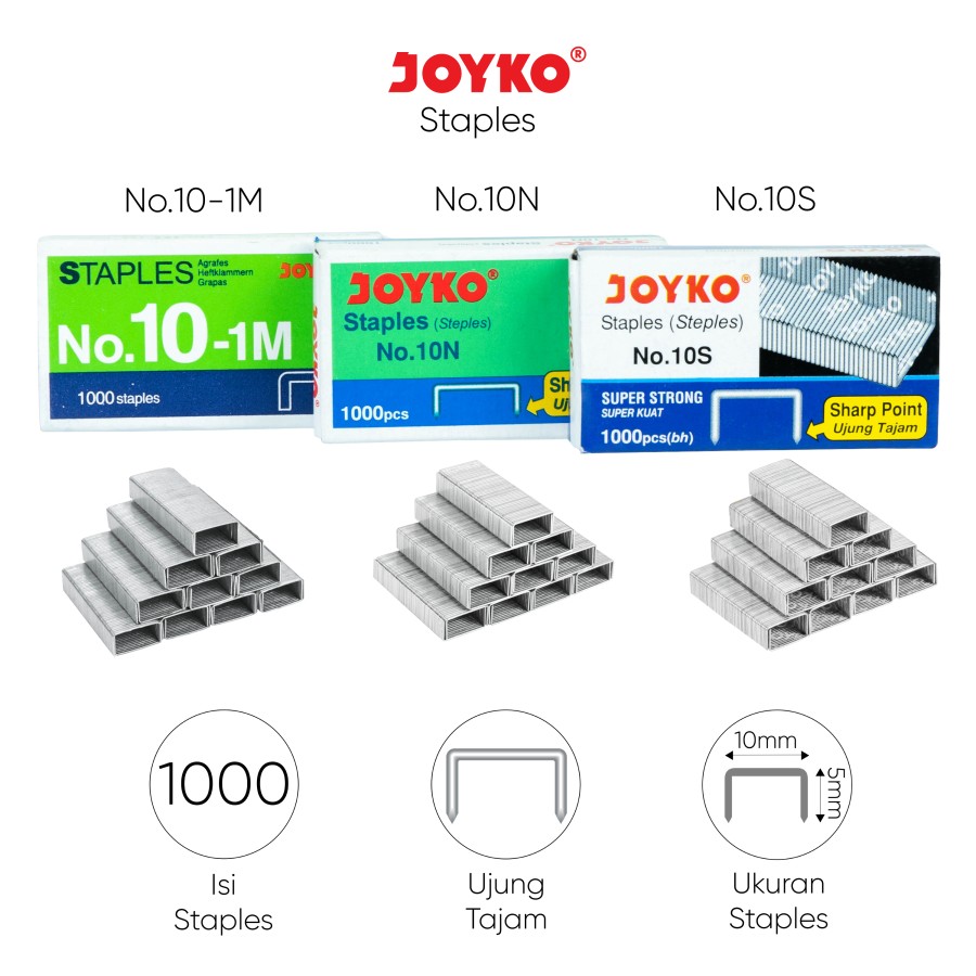 JOYKO STAPLES NO 10-1M@20/MR