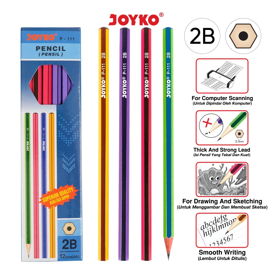 JOYKO P-111 PENSIL 2B/LSN
