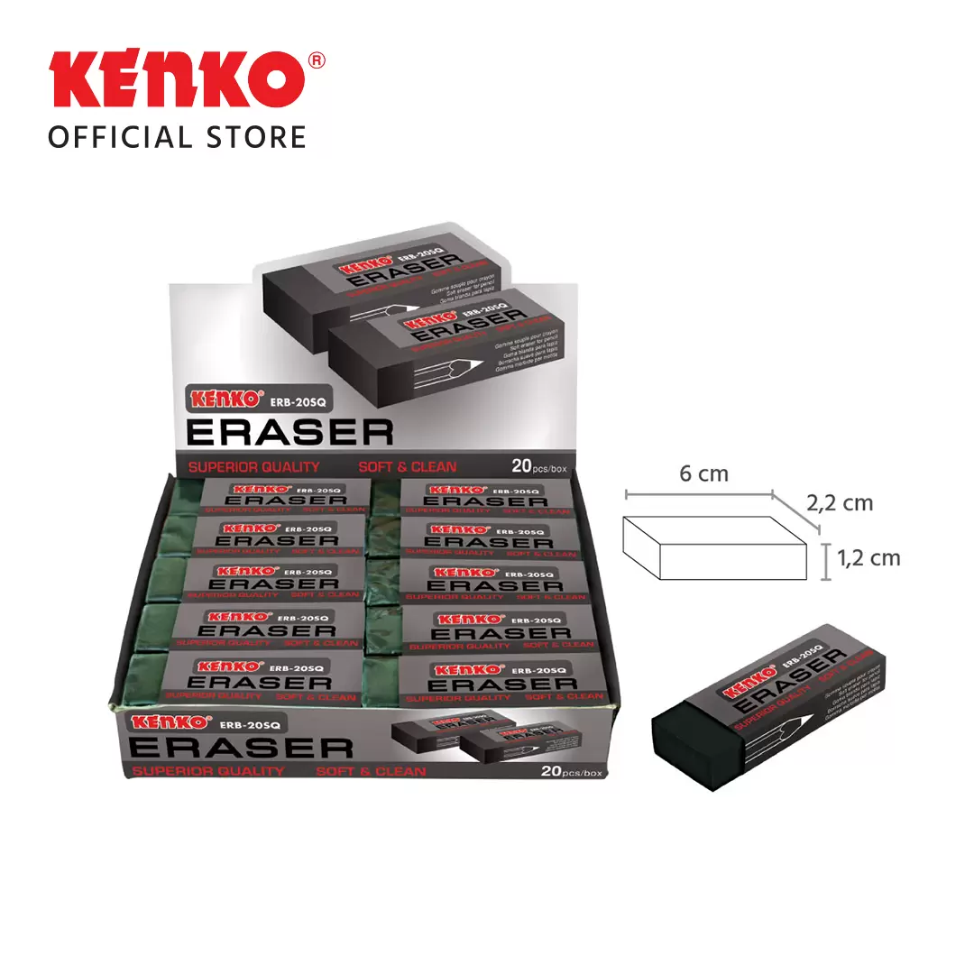 KENKO ERASER ERB-20SQ/AG
